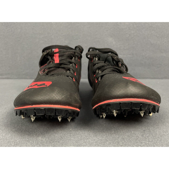 Saucony Mens Track Spike Shoes 10.5 Running Black Track Field Sprinting - Picture 3 of 14